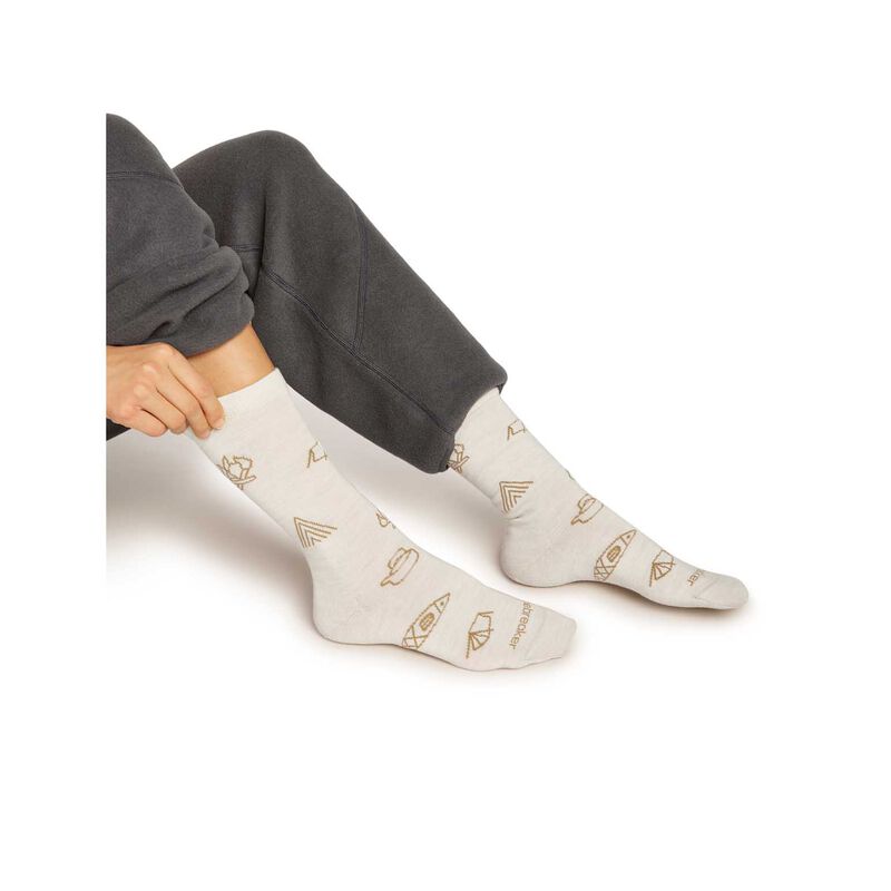 Icebreaker W Merino Lifestyle Ultralight Crew Camp Essentials image number 1